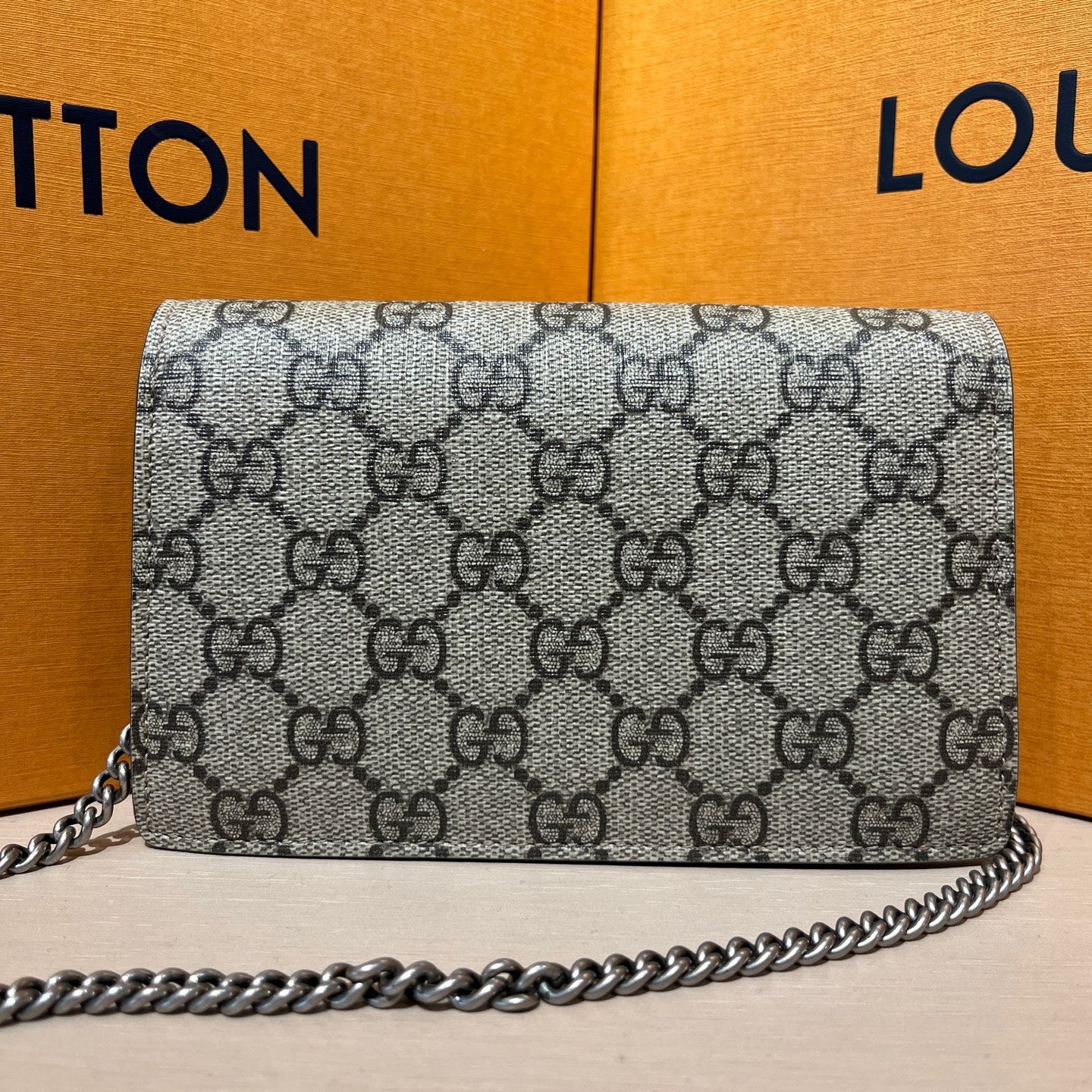 Gucci - Dionysus Mini - GG Supreme canvas with leather trim - Beige - (mini)