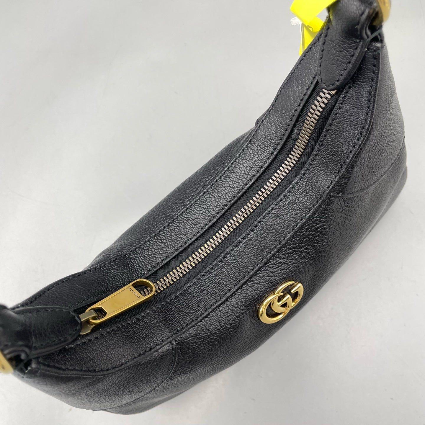 Gucci - Aphrodite Crescent Shoulder Bag - Leather - Black - (medium)
