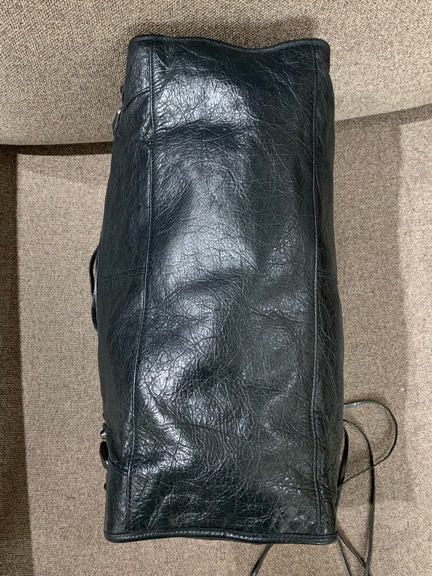 Balenciaga - City - Leather - Grey - (large)