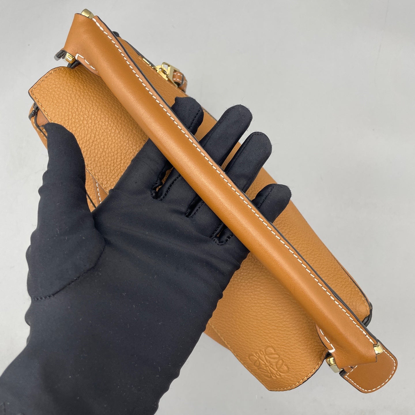 Loewe - Puzzle - Grained calfskin leather - Caramel - (Small)