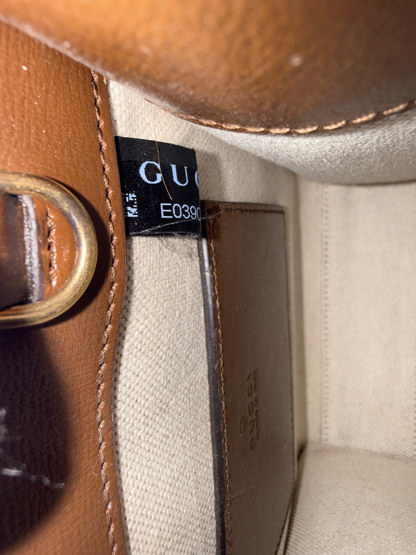 Gucci - Ophidia Mini Tote - GG Supreme canvas with leather trim - Beige and Brown - (mini)