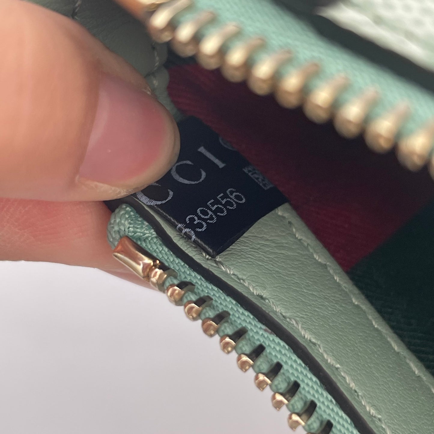 Gucci - 0436 Shoulder Bag - GG Supreme coated canvas with leather trim - Mint Green with Gold-Tone Hardware - (mini)