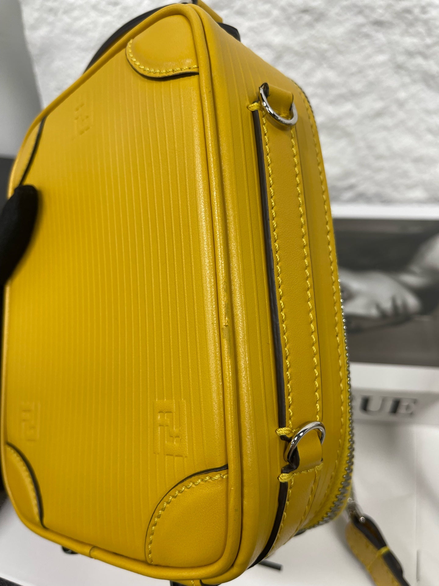 Fendi - Camera Bag Crossbody Bag - Leather - Yellow - (mini)