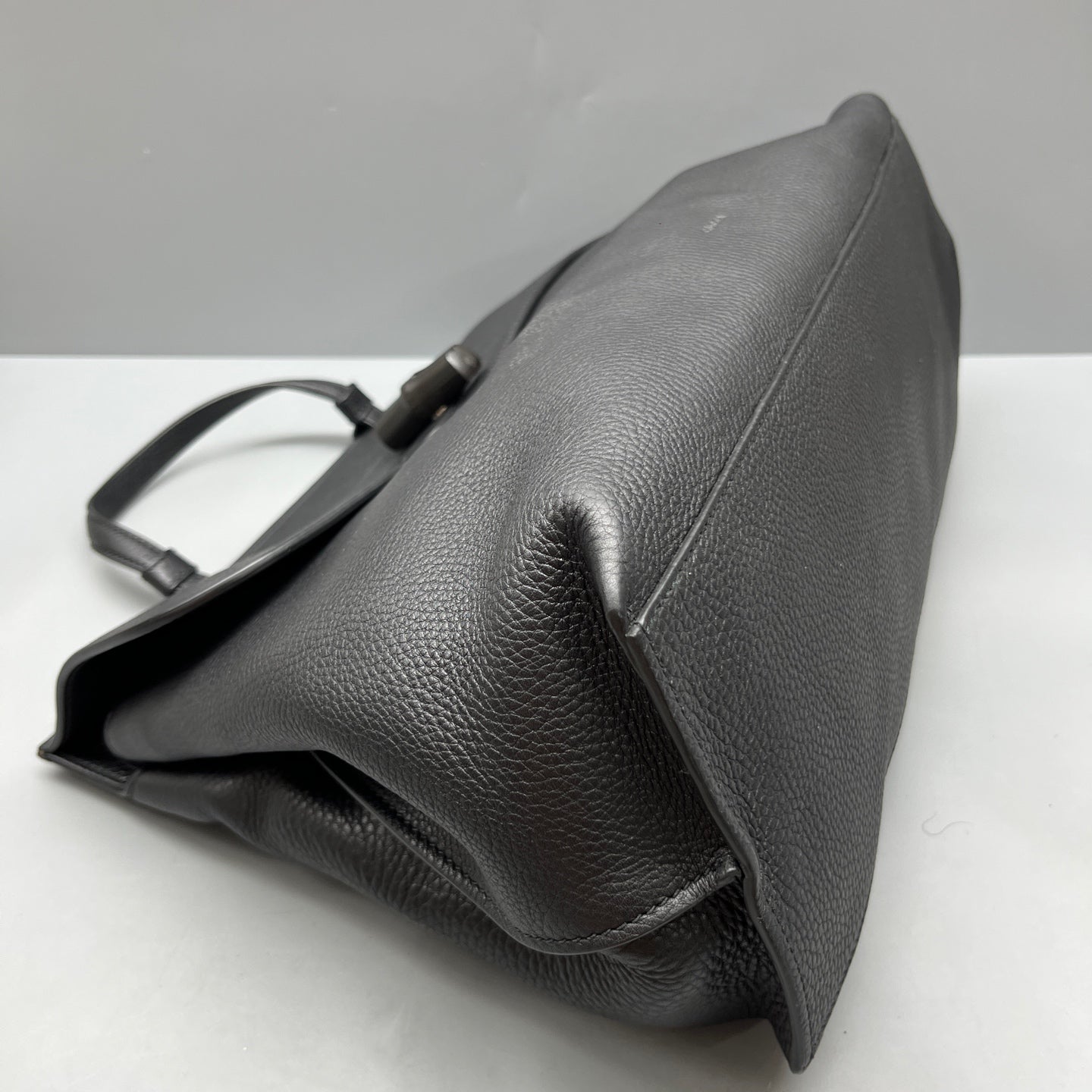Gucci - Bamboo Shopper Tote - Grained leather - Black - (Large)