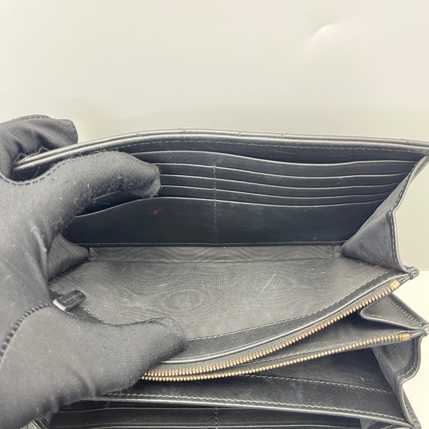 Gucci - Marmont Wallet on Chain - Leather - Black - (mini)