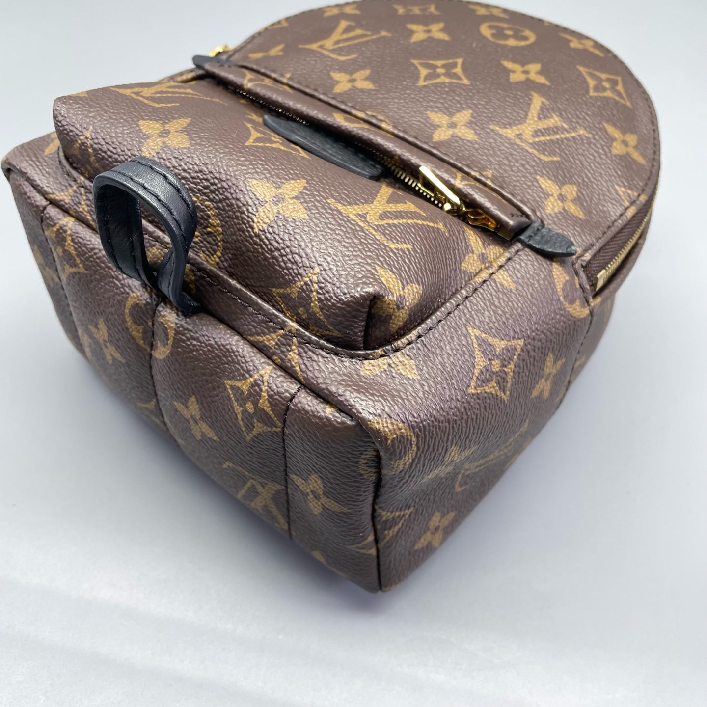 Louis Vuitton - Palm Springs Mini Backpack - Monogram coated canvas with leather trim - Brown - (mini)