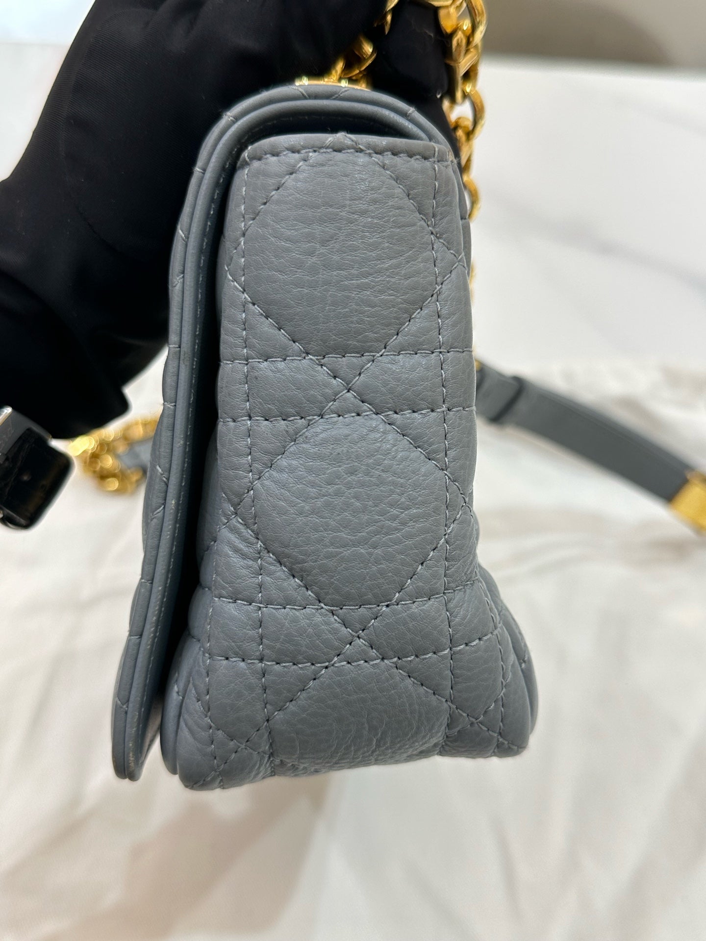 Dior - Miss Caro - Grained calfskin leather - Haze Blue - (Mini)