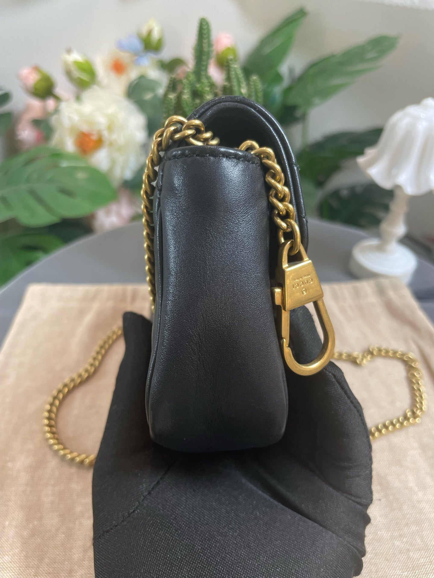 Gucci - Marmont Mini - Leather - Black - (mini)