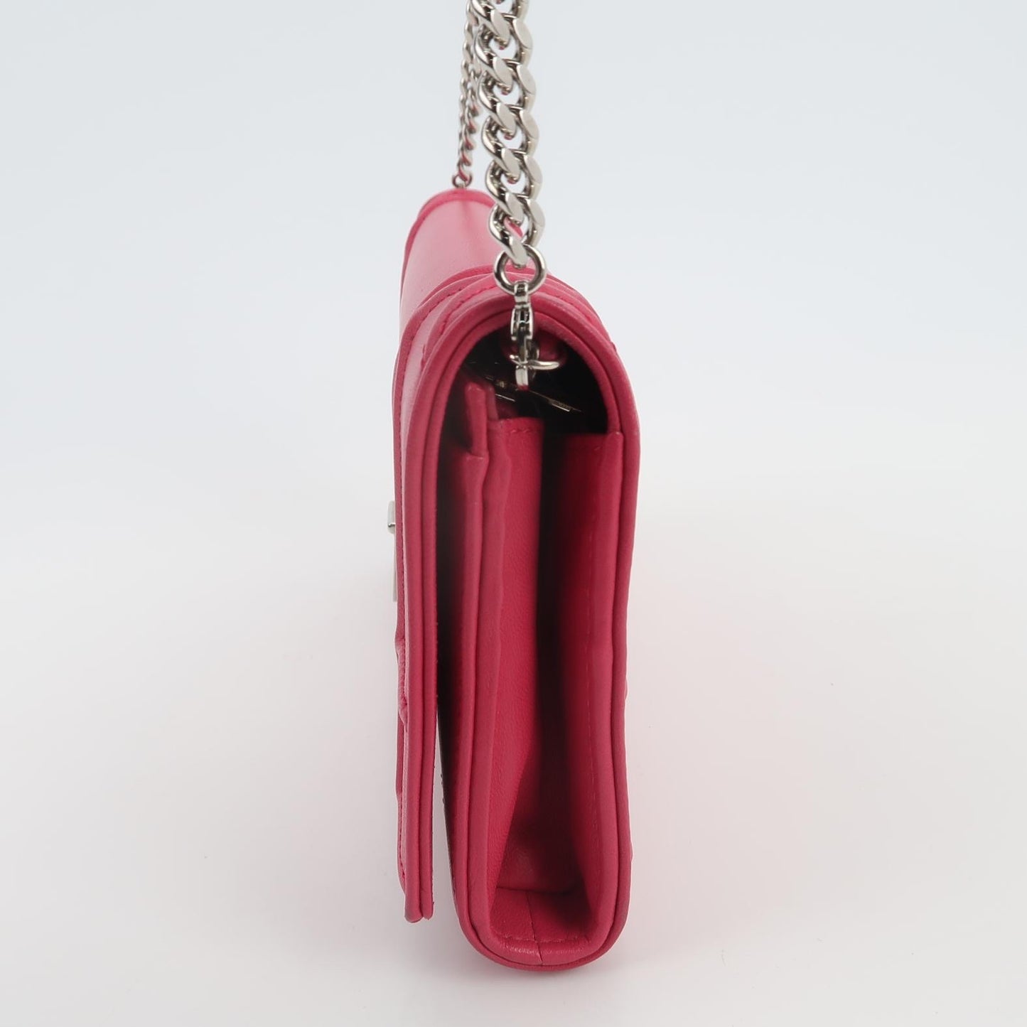 Dior - Diorama Wallet On Chain - Calfskin leather - Pink - (mini)