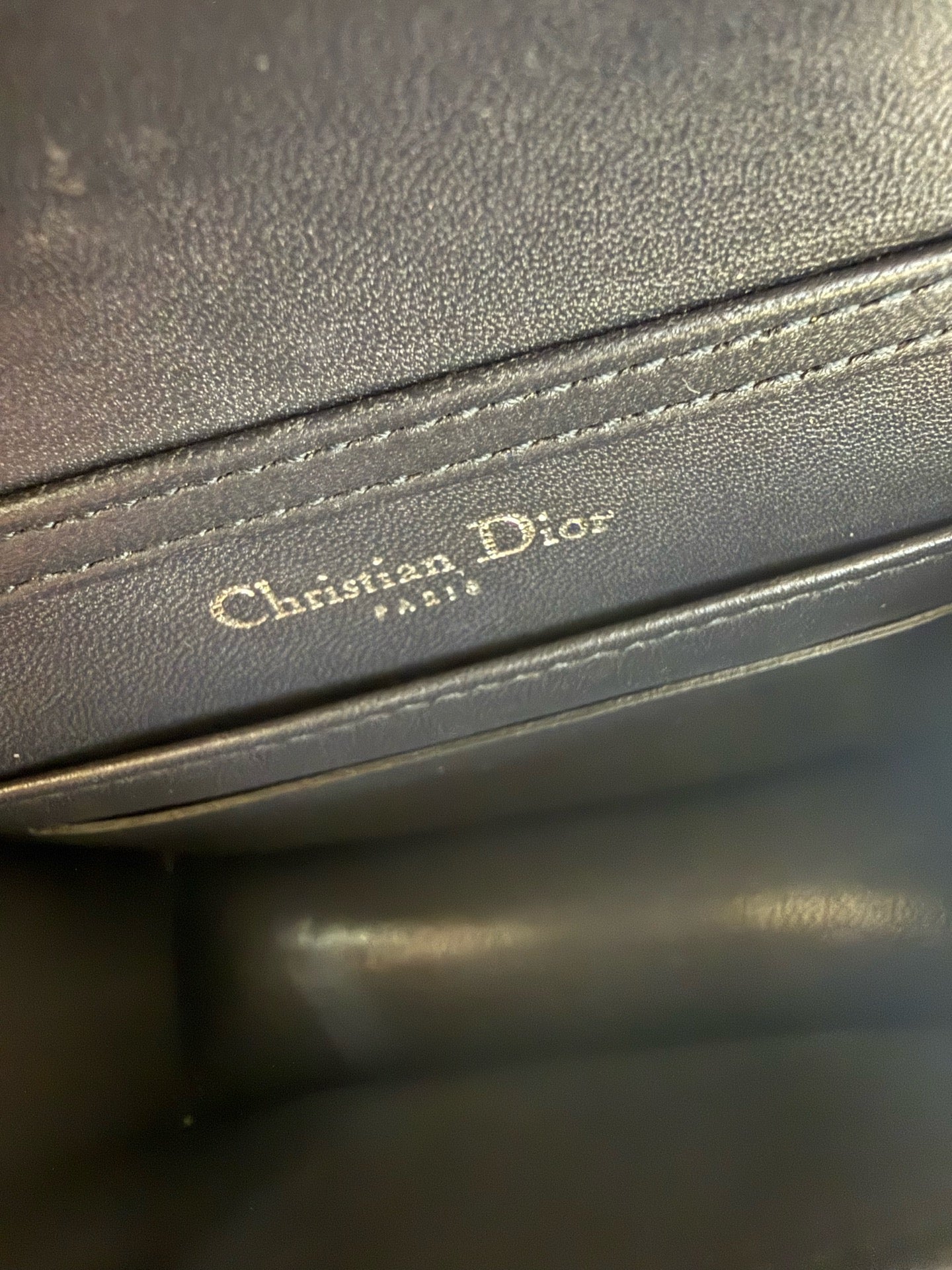 Dior - AMA Shield Mini Bag - Metallic leather - Silver - (mini)