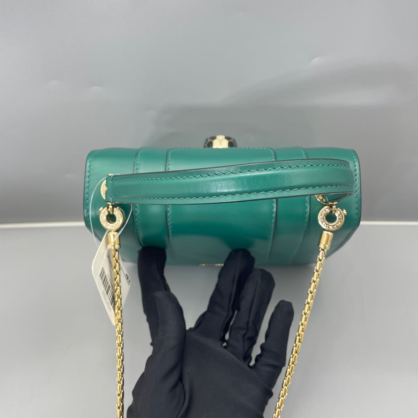 Bvlgari - Serpenti Forever Accordion Bag - Leather - Green - (small)