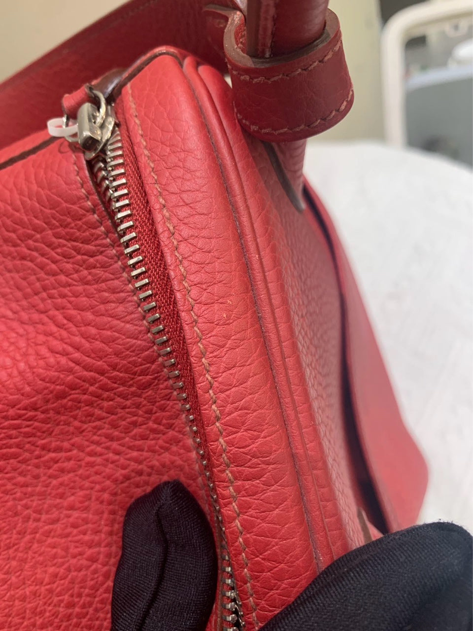 Hermès - Lindy 30 - Taurillon Clemence leather - Red - (medium)