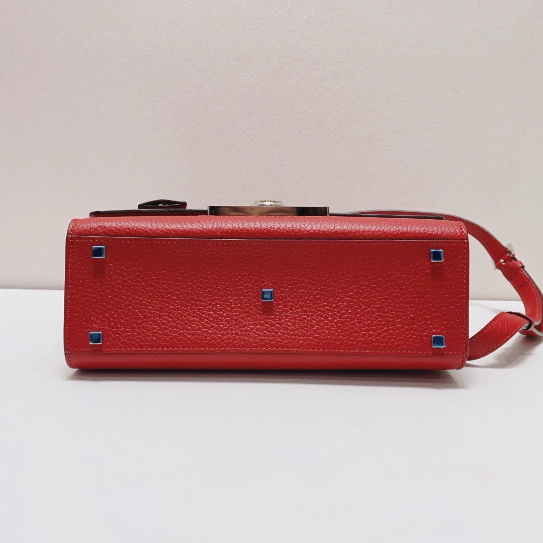 Moynat - Rejane - Grained calfskin leather - Red - (Medium)