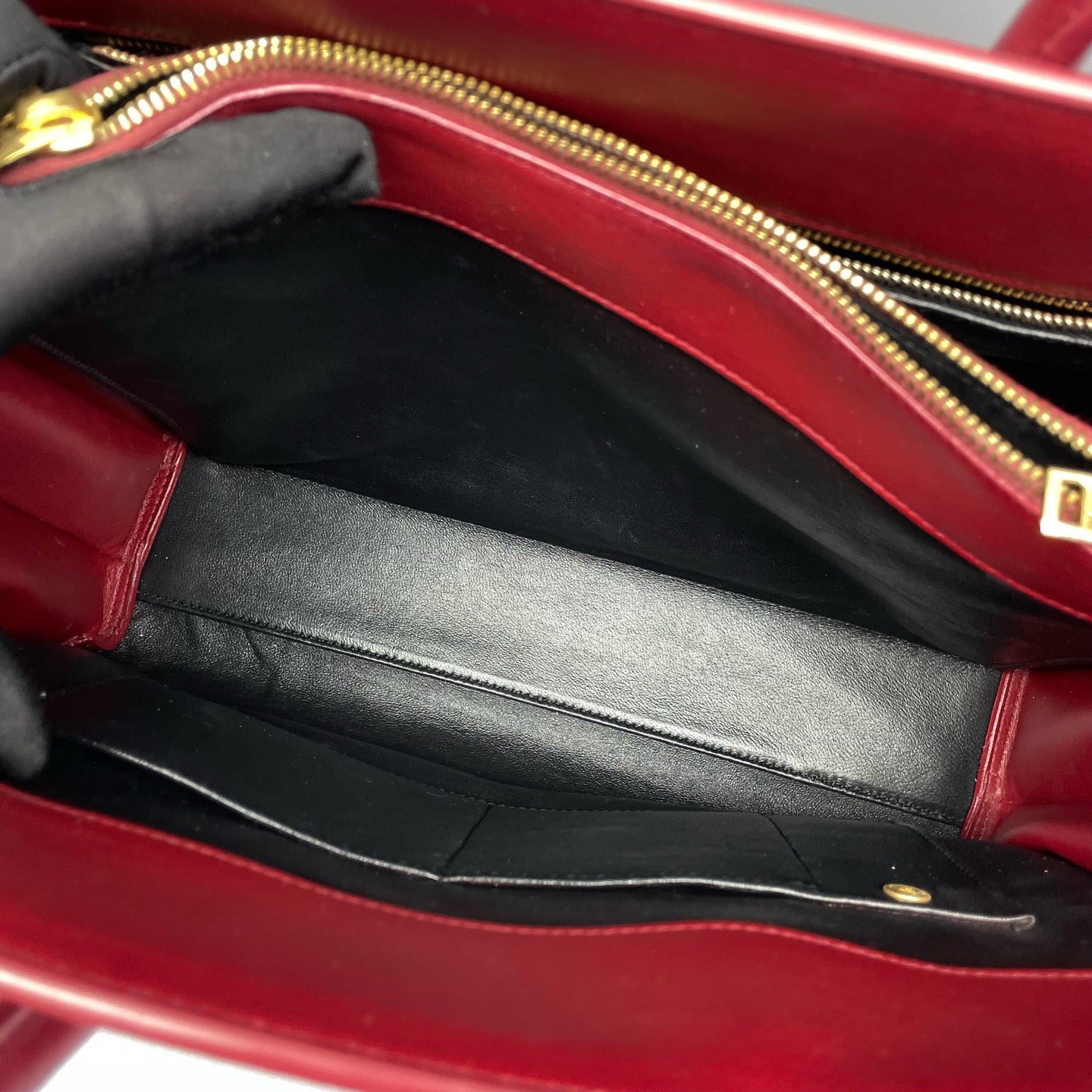 Saint Laurent - Sac de Jour Tote Bag - Leather - Burgundy - (medium)