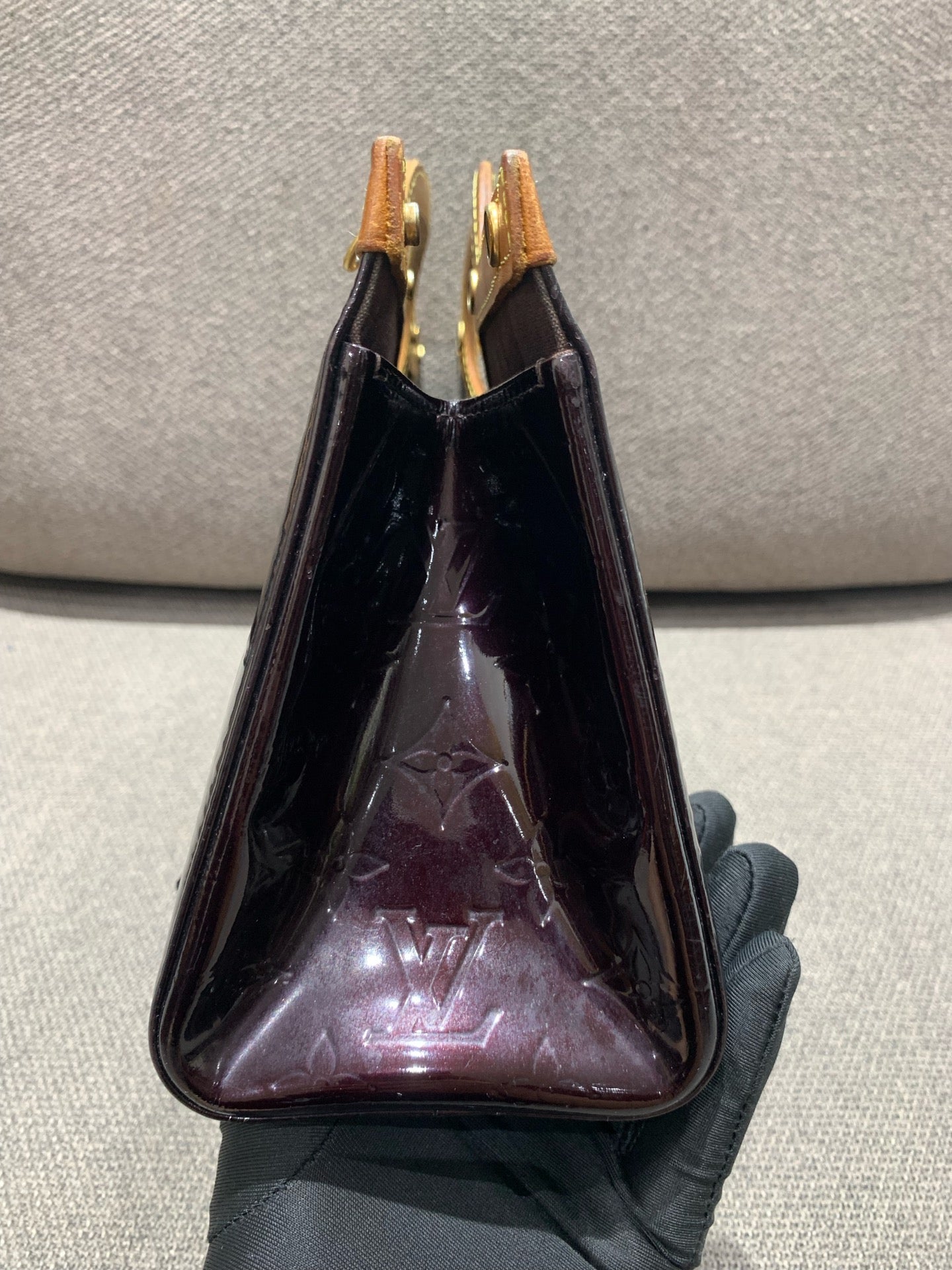 Louis Vuitton - Doctor Bag - Patent leather - Burgundy - (medium)