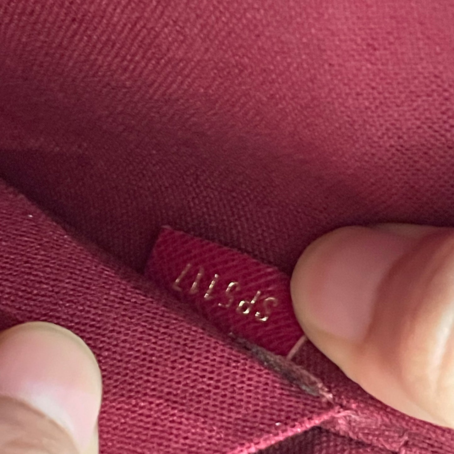 Louis Vuitton - Pochette Félicie - Monogram coated canvas with grained leather trim and interior - Brown - (mini)