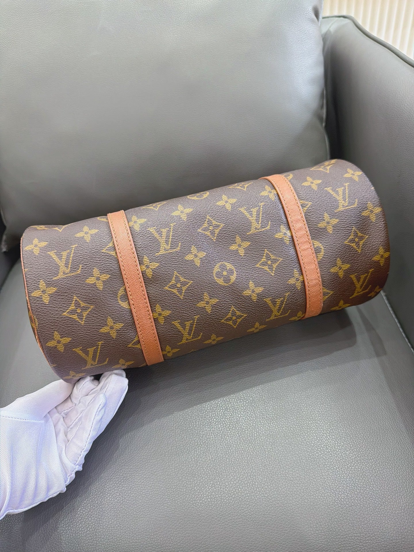 Louis Vuitton - Papillon 30 - Monogram coated canvas with Vachetta leather trim - Brown - (Medium)