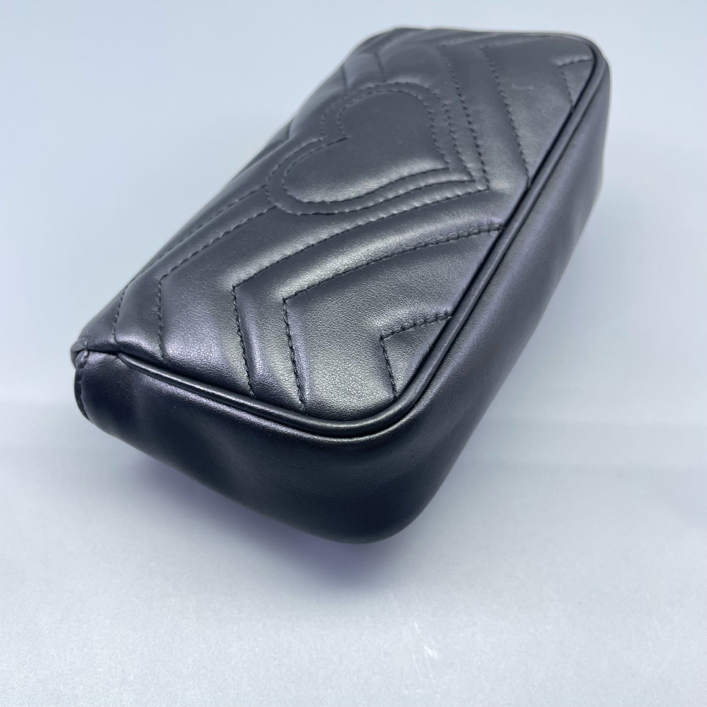 Gucci - Marmont Super Mini - Matelassé leather - Black - (mini)