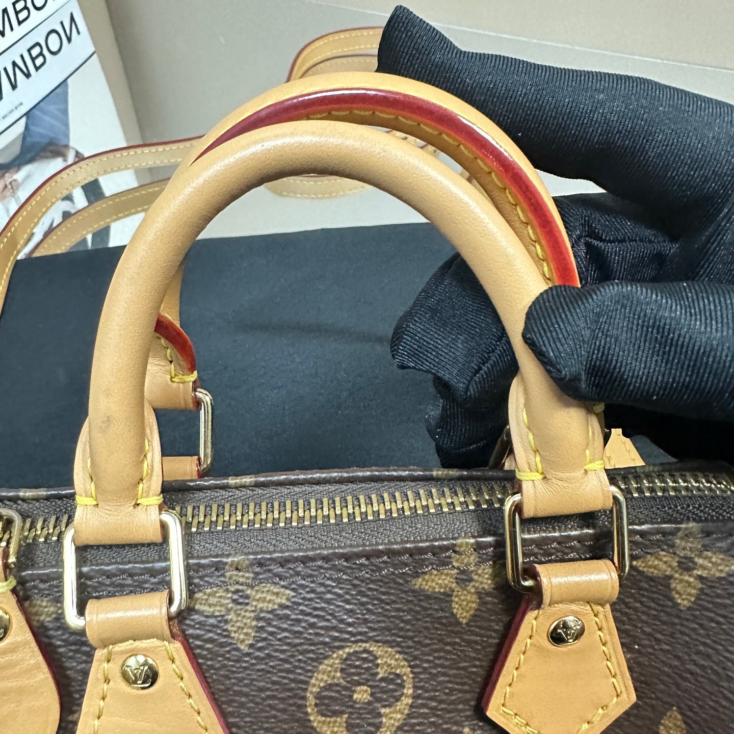 Louis Vuitton - Speedy Nano - Monogram coated canvas with Vachetta leather trim - Brown - (mini)