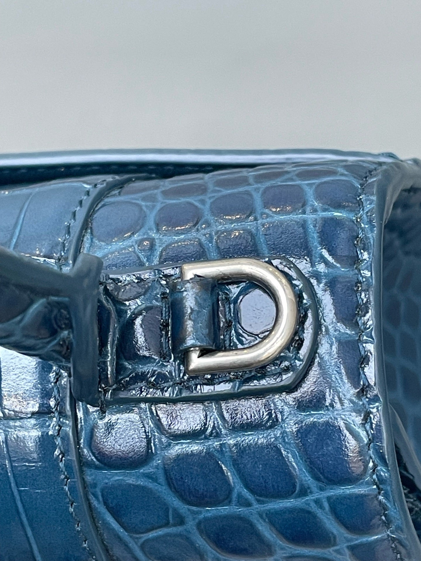 Balenciaga - Hourglass XS - Leather - Midnight Blue with Silver-Tone Hardware - (small)