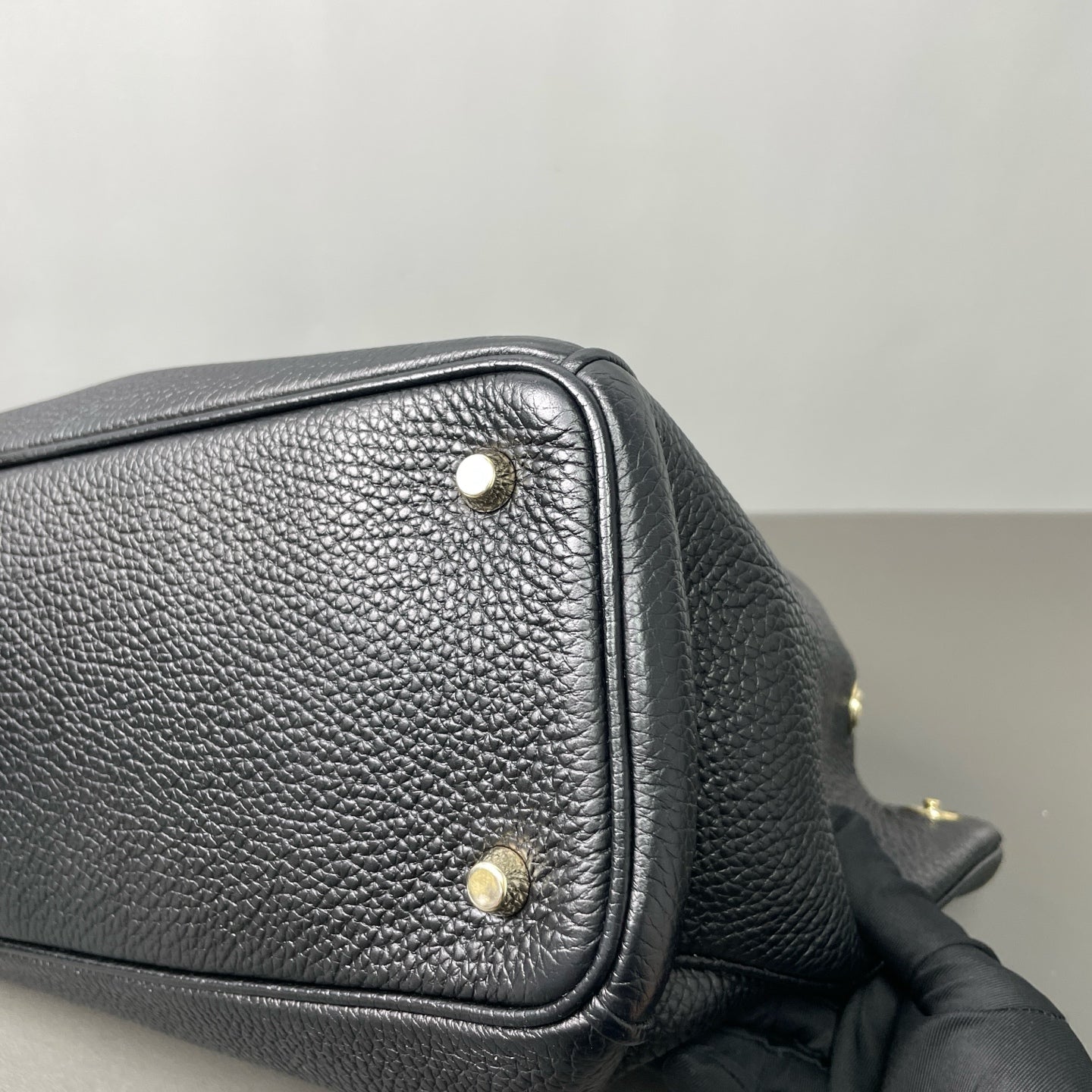 Dior - Classic Tote Handbag - Grained leather - Black - (medium)