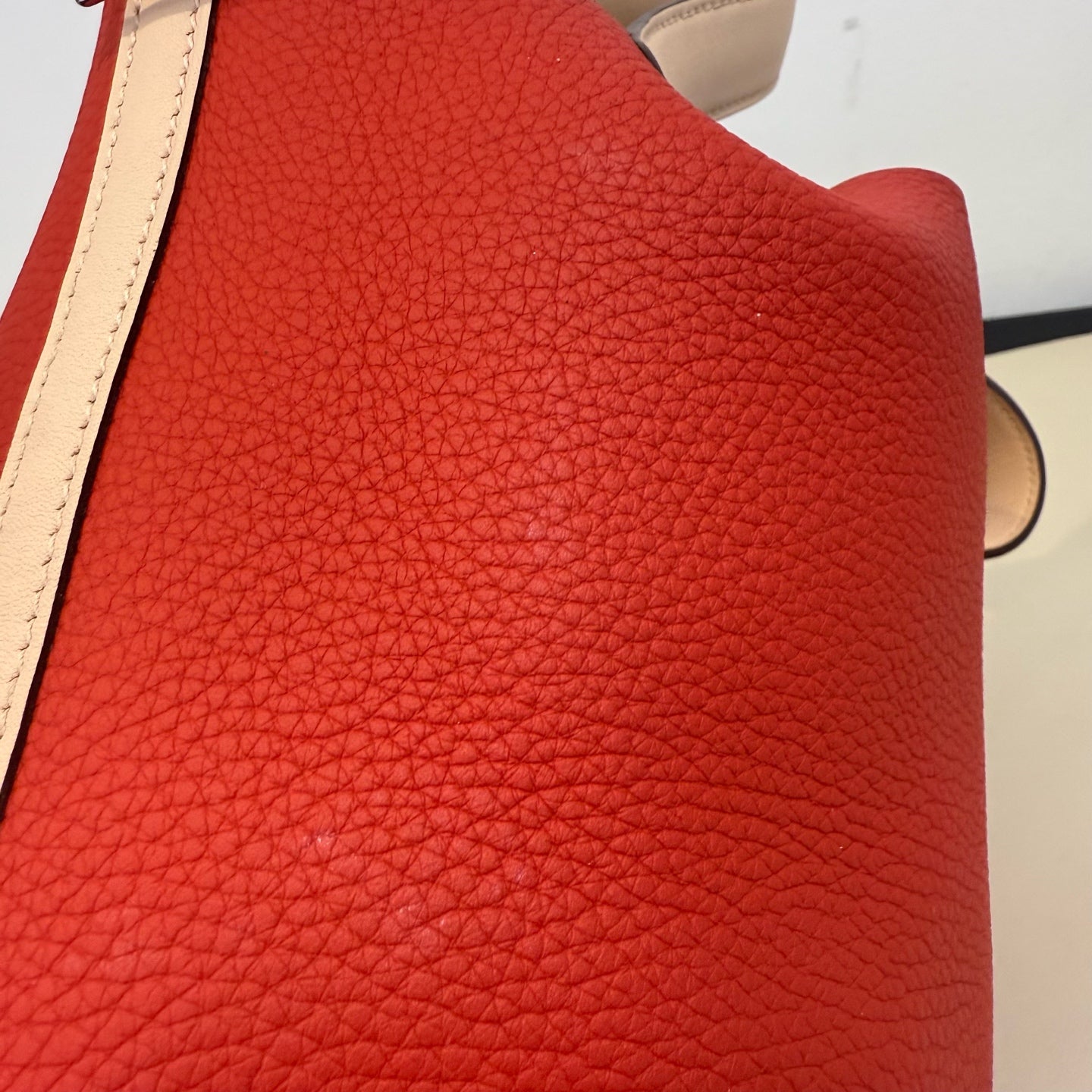 Hermès - Picotin Lock 18 - Leather - Red with Beige contrast - (mini)