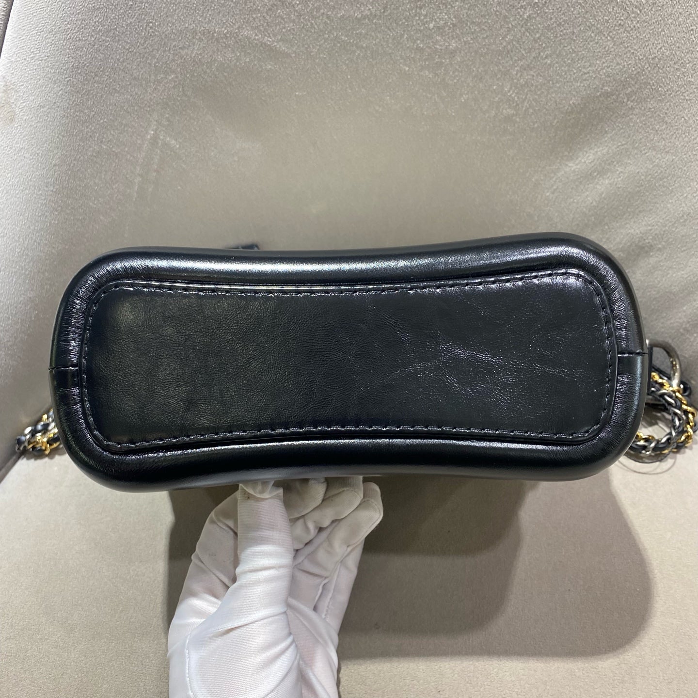 Chanel - Gabrielle Hobo - Calfskin leather - Black and White - (Small)