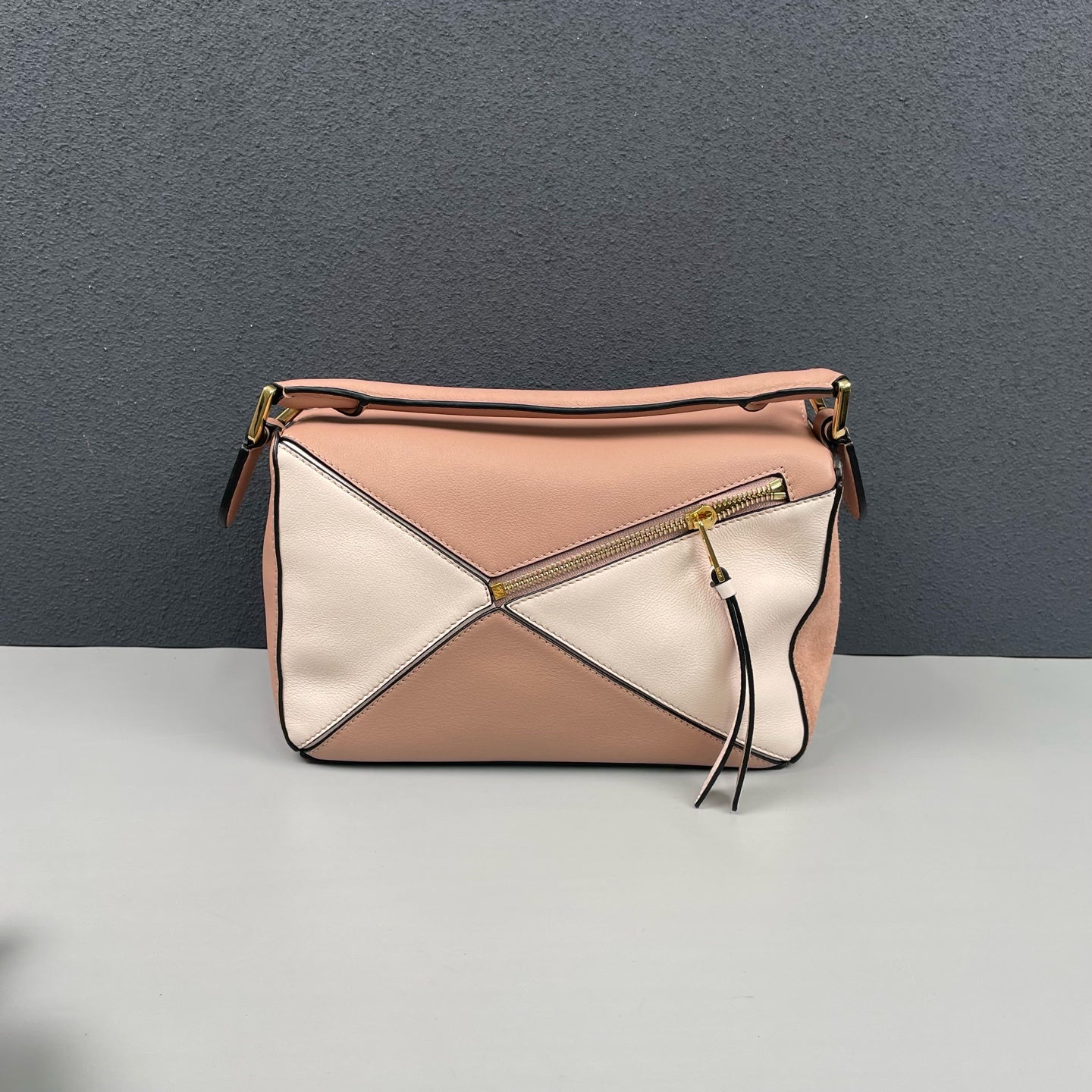 Loewe - Puzzle Bag - Leather and Suede - Pink - (small)