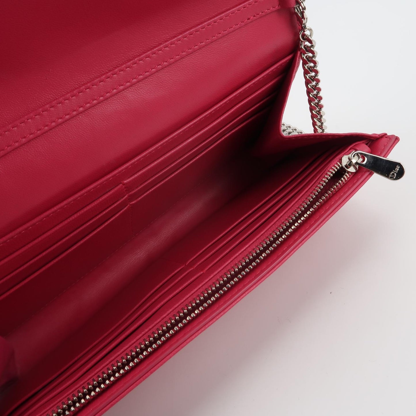 Dior - Diorama Wallet On Chain - Calfskin leather - Pink - (mini)