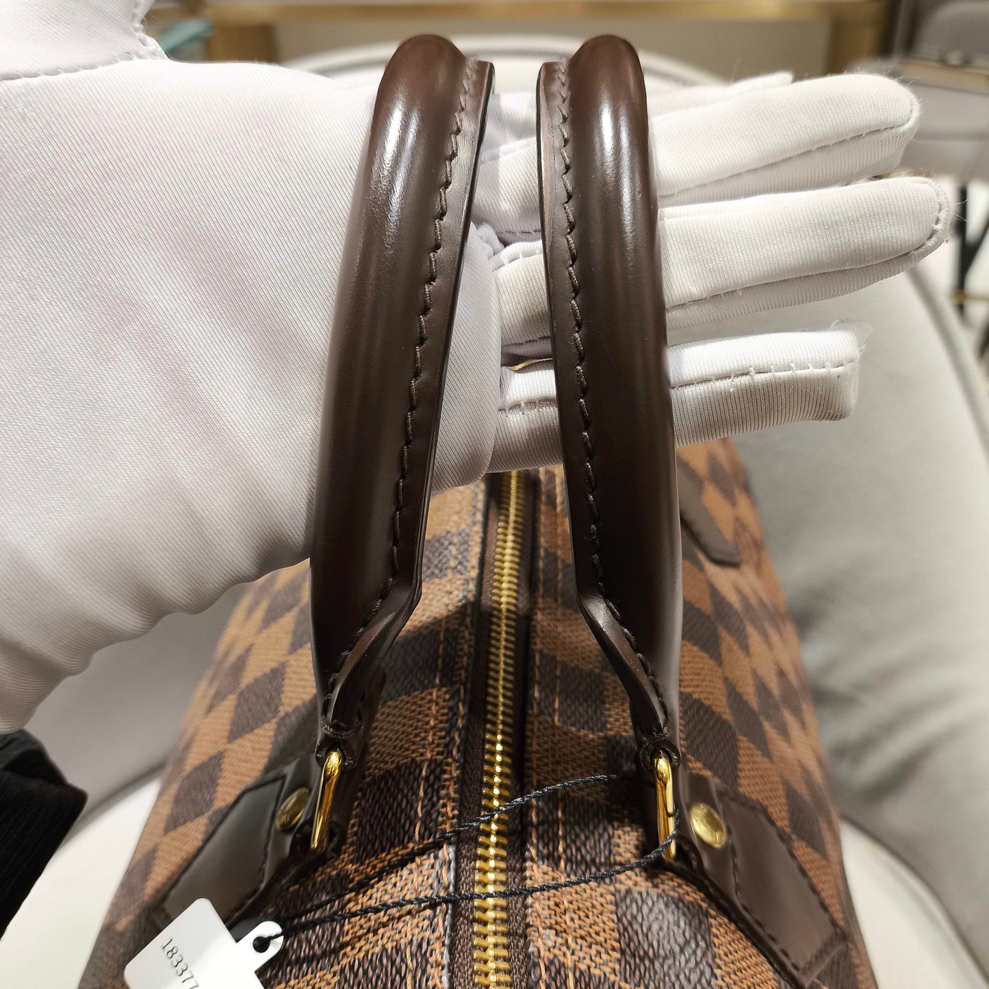 Louis Vuitton - Speedy 30 - Damier Ebene coated canvas with leather trim - Brown - (Medium)
