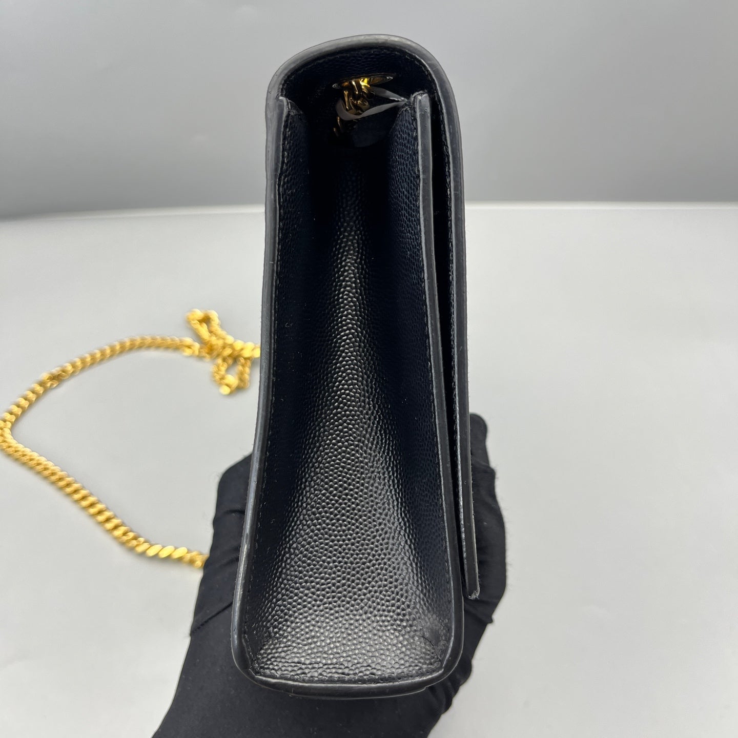 Saint Laurent - Kate Bag - Grained leather - Black - (medium)