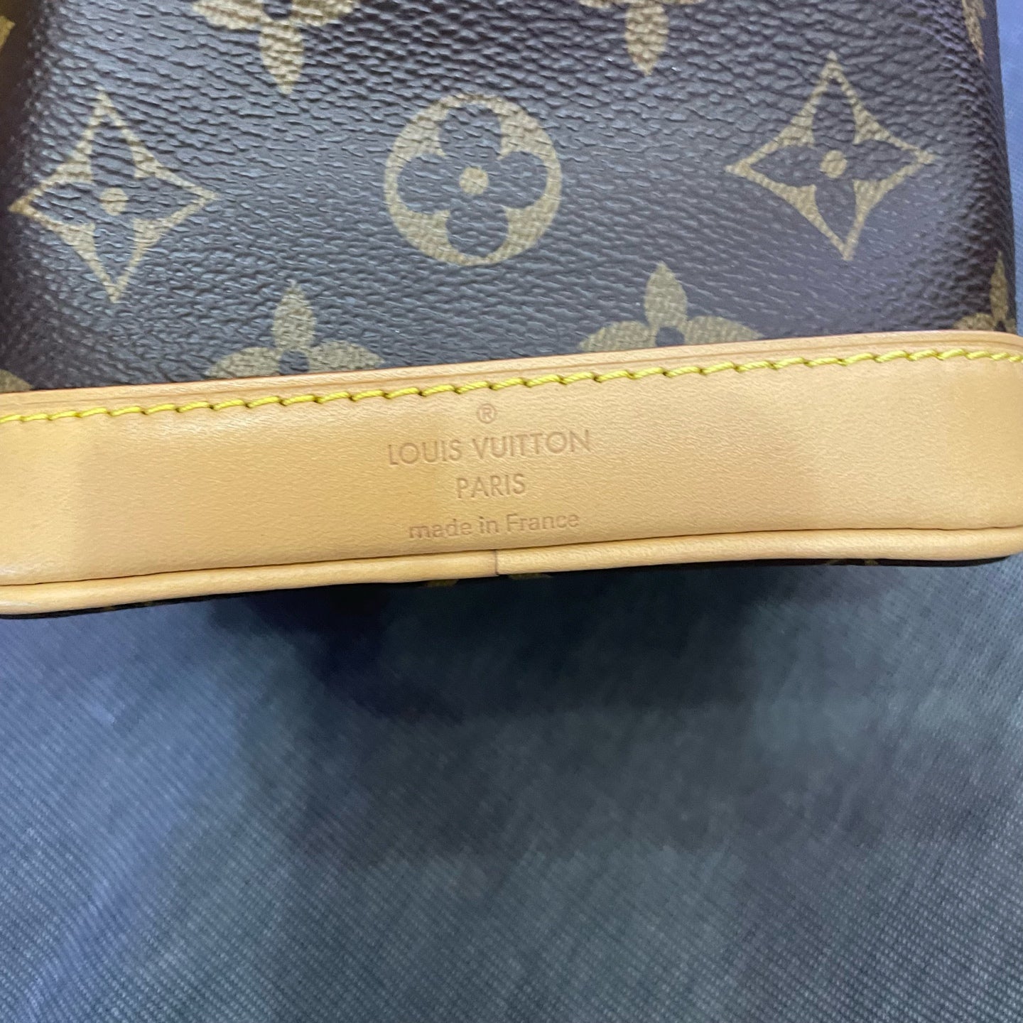 Louis Vuitton - Noe Nano - Monogram coated canvas with Vachetta leather trim - Brown - (mini)