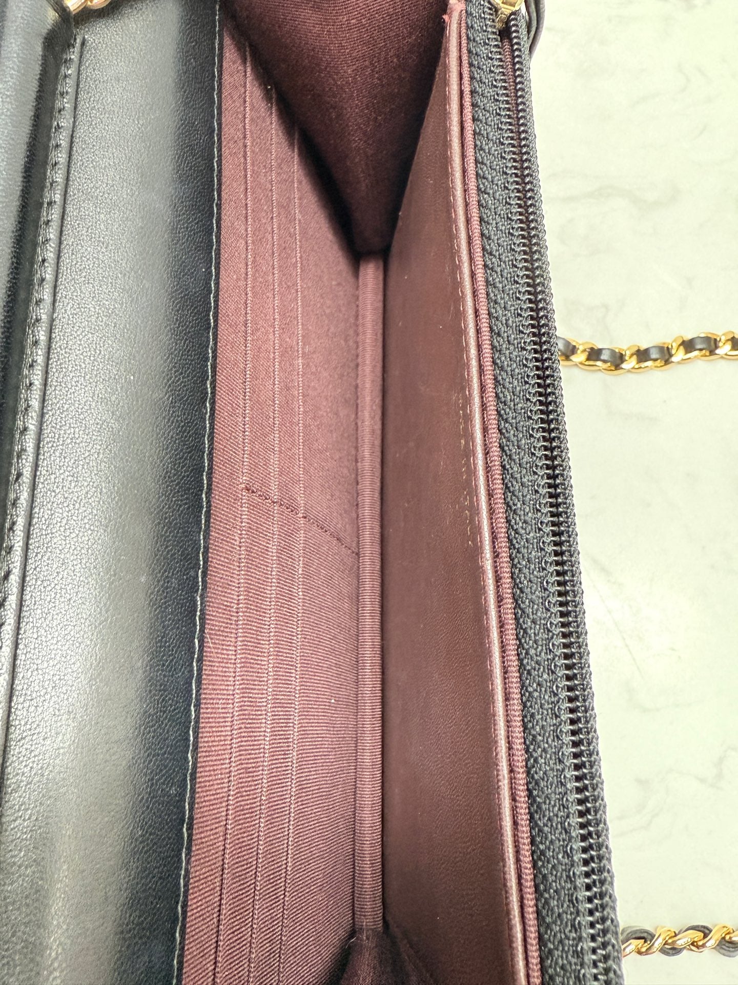 Chanel - WOC (Wallet on Chain) - Lambskin leather - Black - (mini)