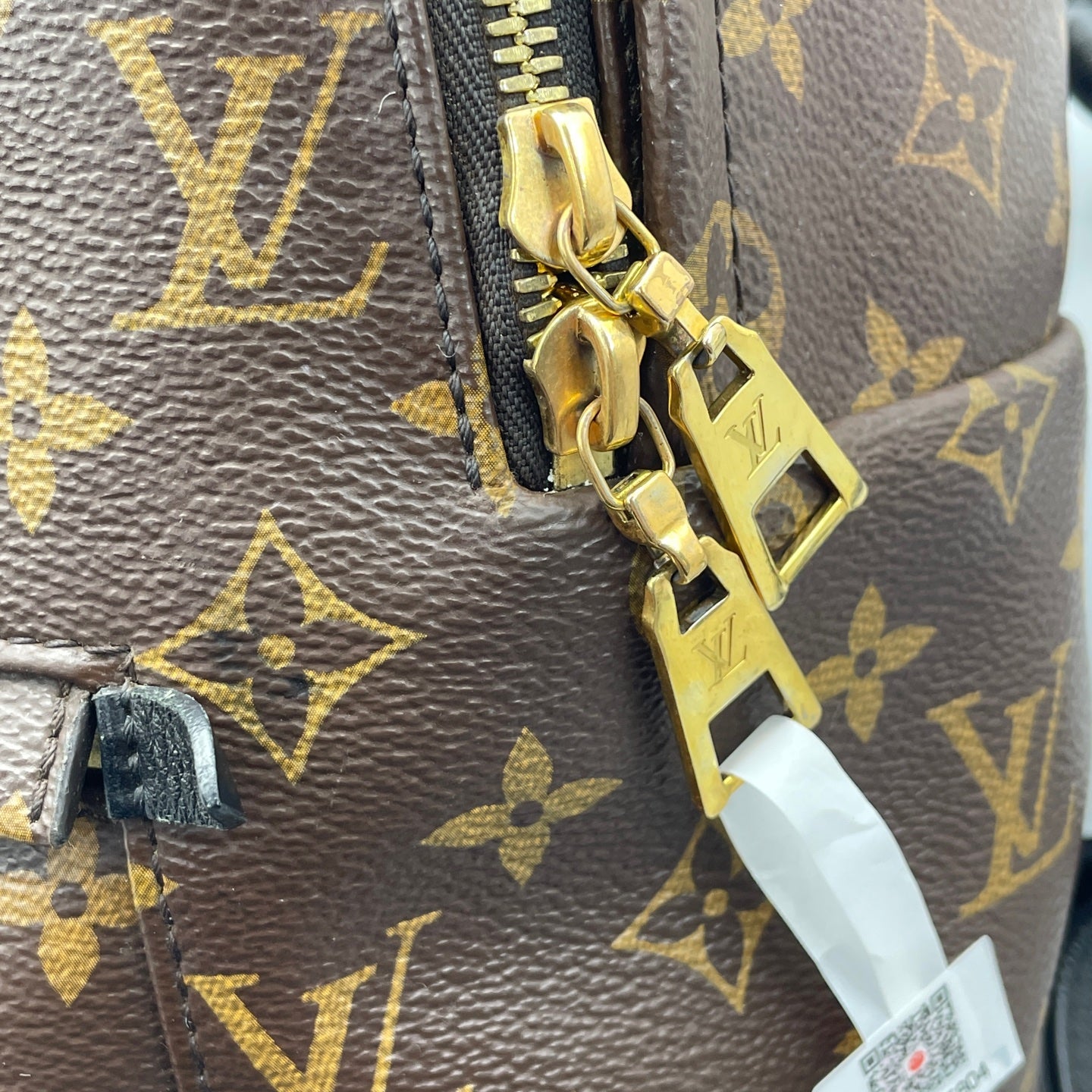 Louis Vuitton - Palm Springs Backpack - Monogram coated canvas with leather trim - Brown - (Medium)