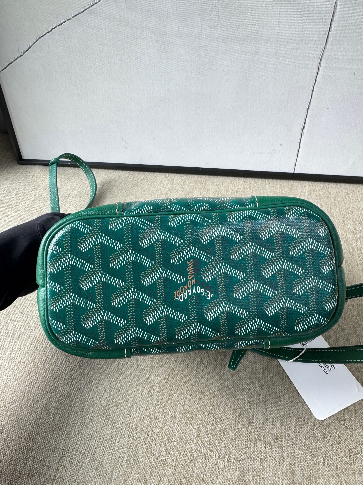 Goyard - Beluga mini - Goyardine canvas with leather trim - Green - (mini)