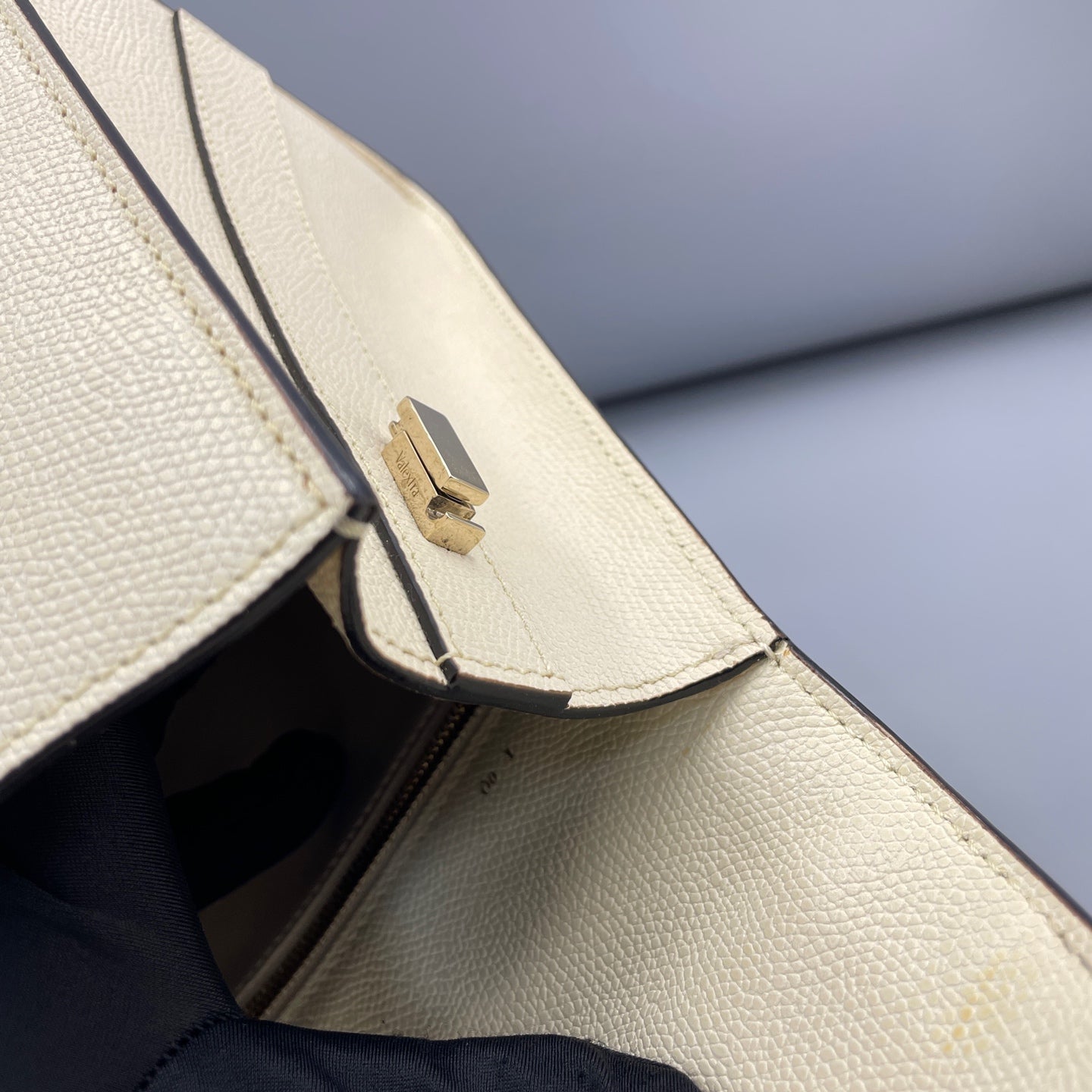 Valextra - Iside - Grained calfskin leather - White - (medium)