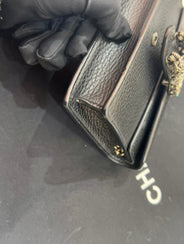 Gucci - Dionysus Mini Chain Bag - Grained leather - Black - (mini)