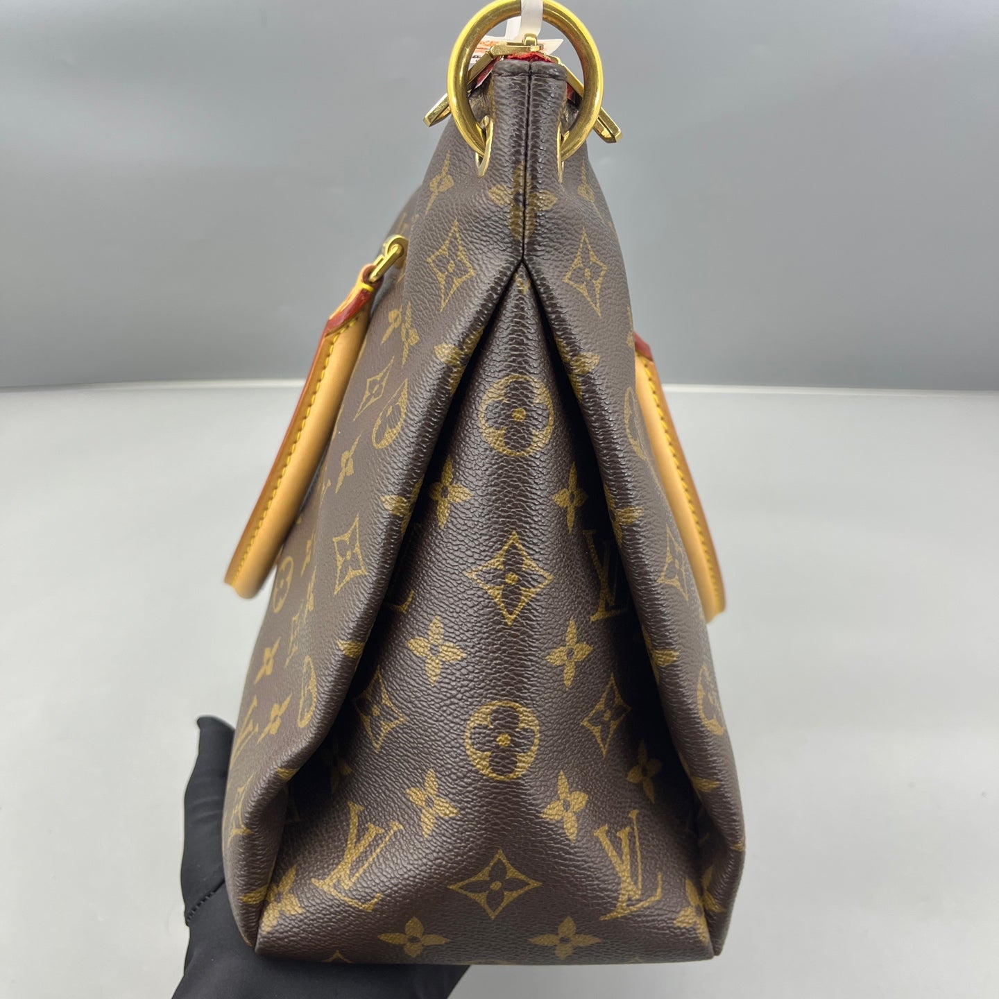 Louis Vuitton - Totally MM - Monogram coated canvas, Vachetta leather - Brown, Red - (Medium)