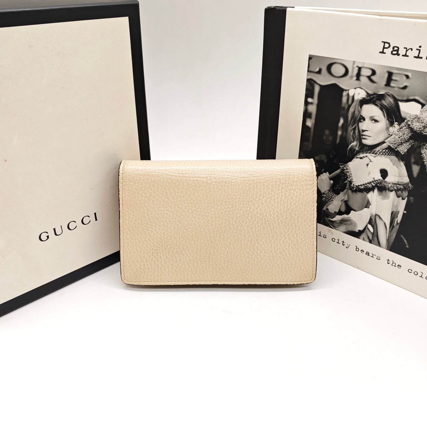 Gucci - Dionysus Super Mini - Grained leather - Off-white - (mini)