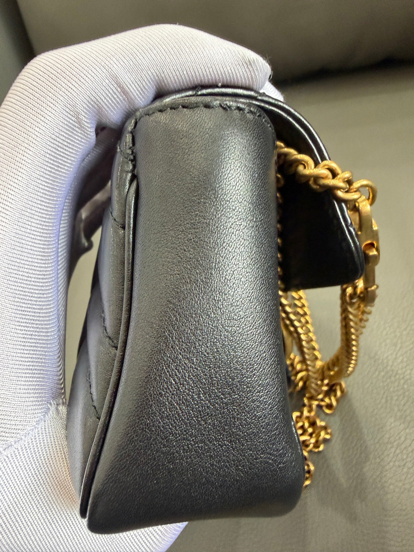 Gucci - GG Marmont Matelassé Mini Bag - Leather - Black - (mini)