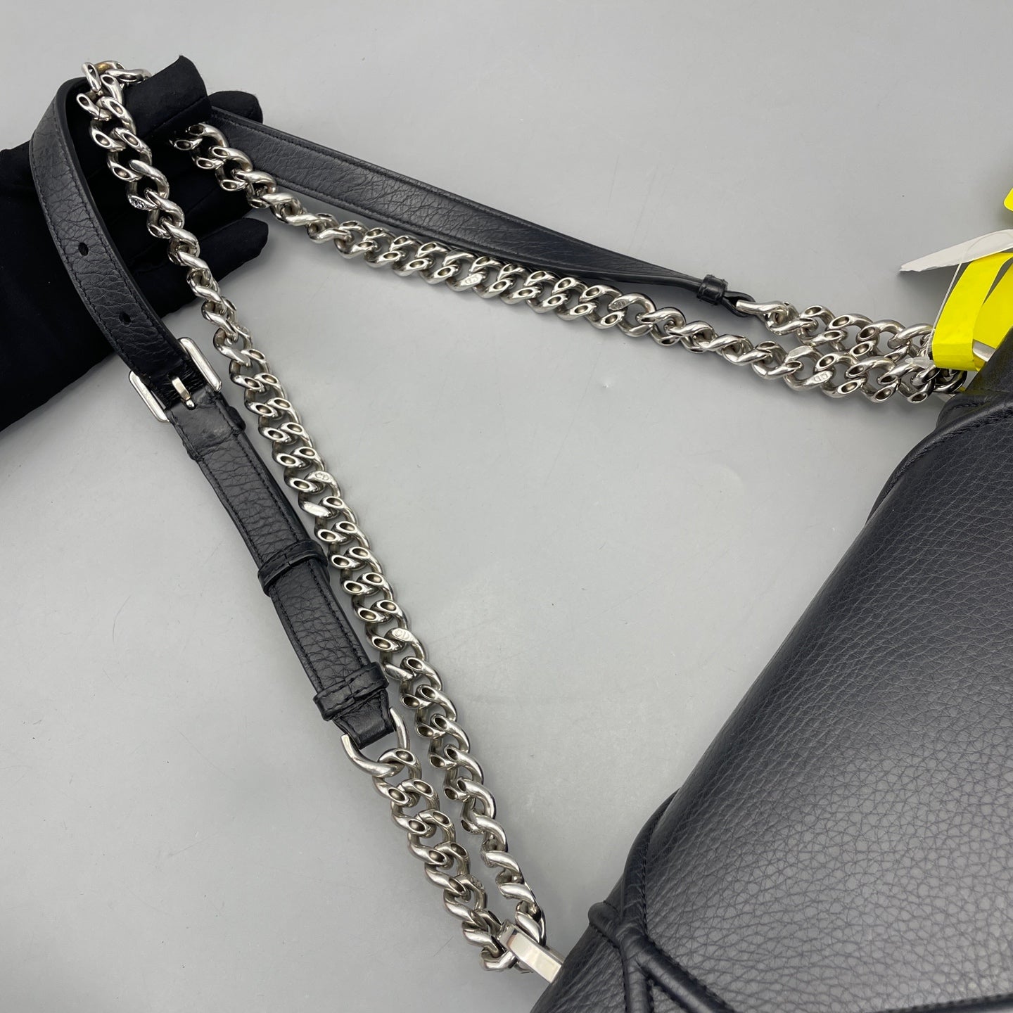 Dior - Diorama Shield Bag - Grained calfskin leather - Black - (medium)