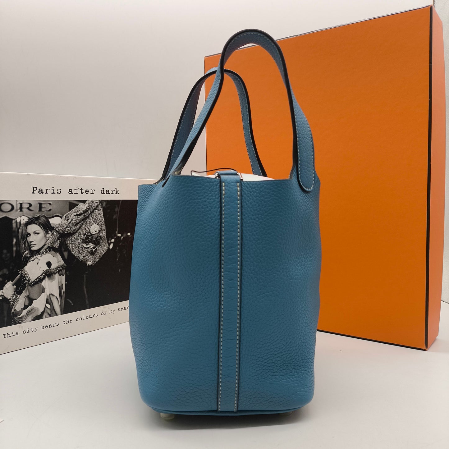 Hermès - Picotin Lock 18 - Togo leather - Blue - (Small)