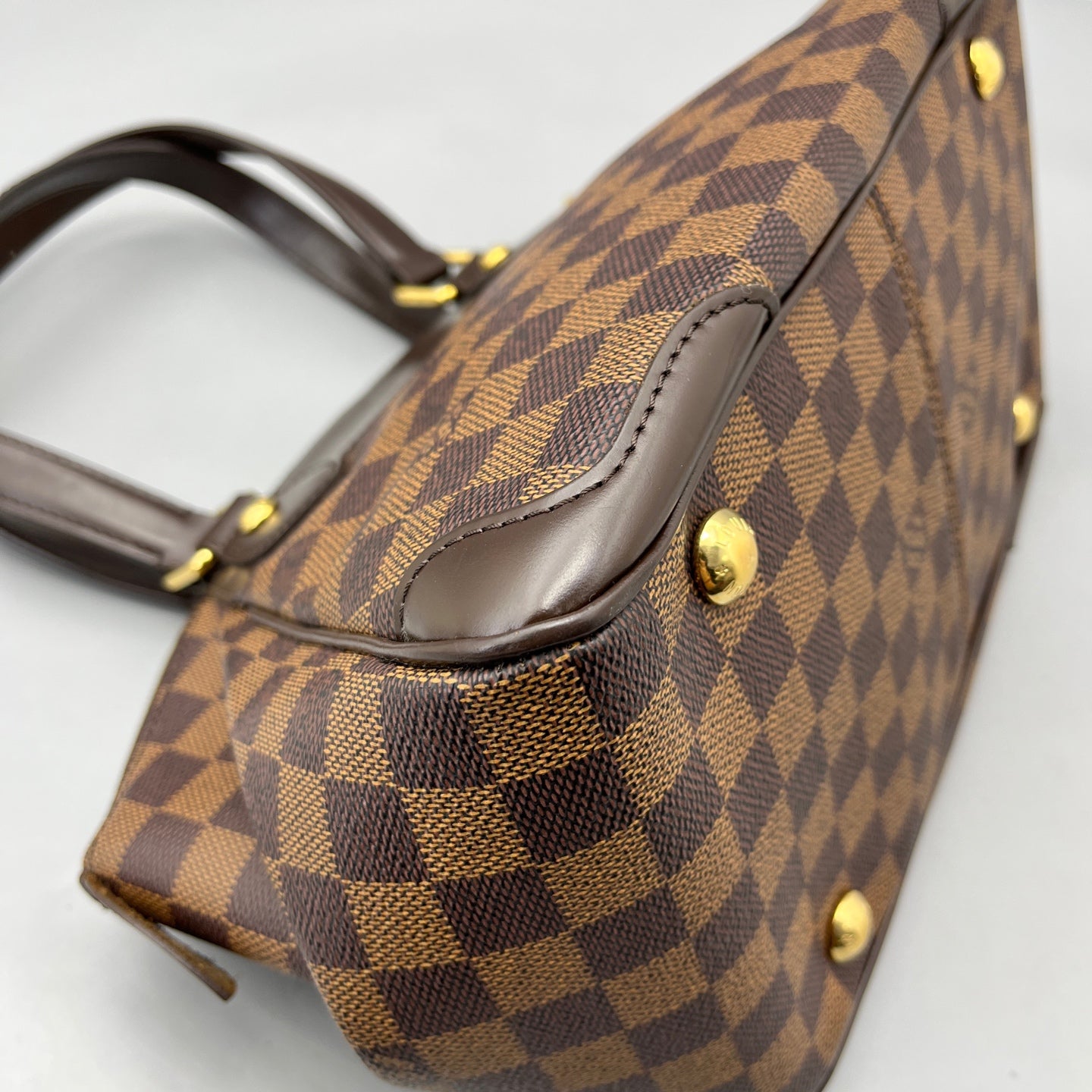 Louis Vuitton - Dumpling Bag - Damier Ebene canvas with leather trim - Brown - (Medium)