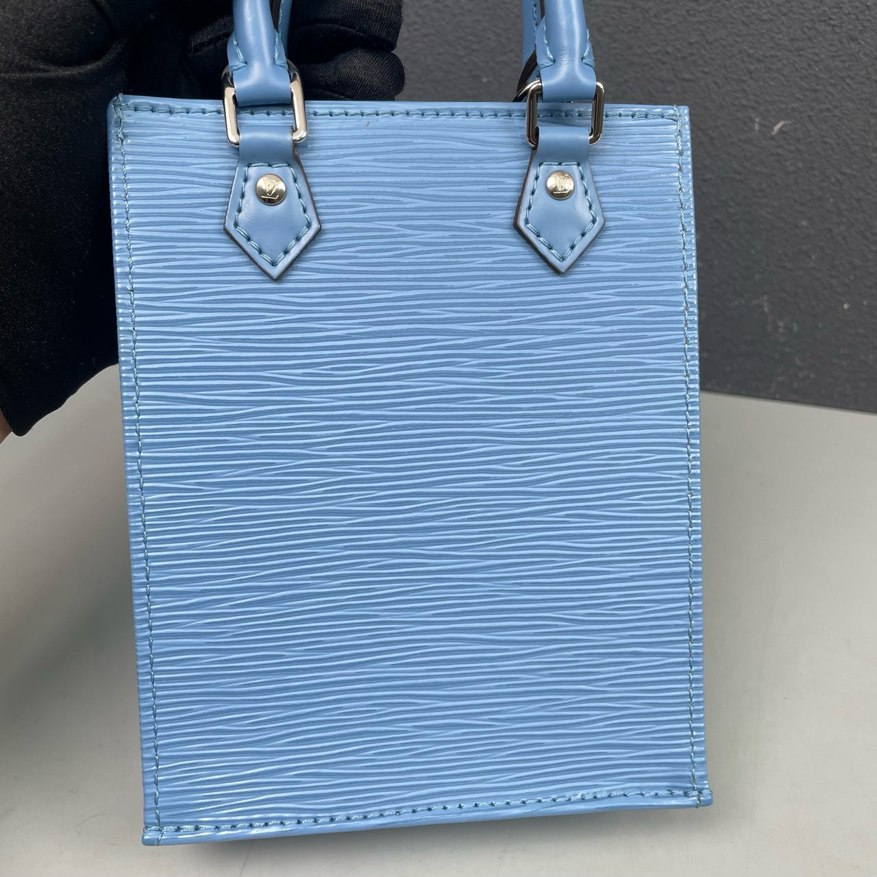 Louis Vuitton - Petit Sac Plat - Leather - Blue - (mini)