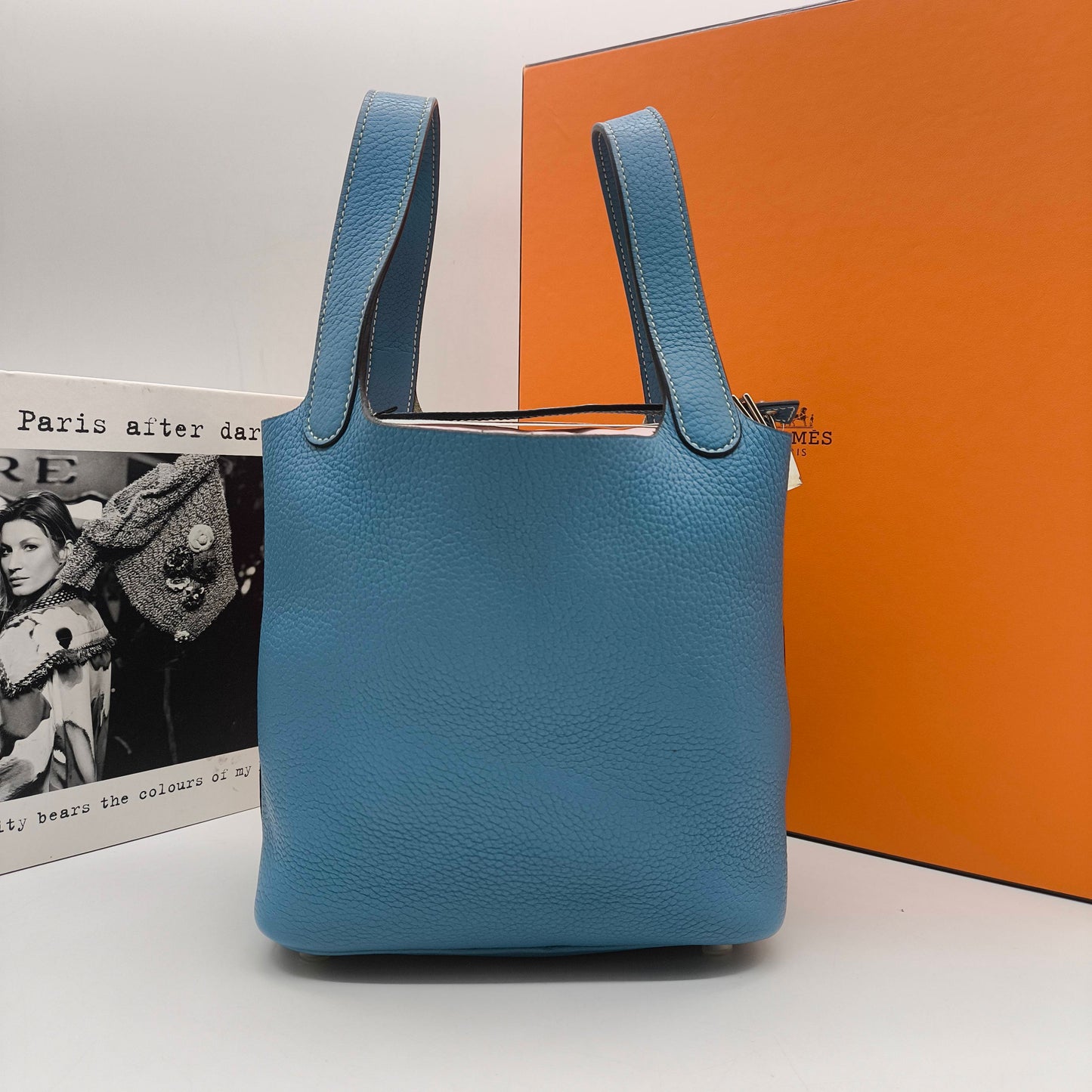 Hermès - Picotin Lock 18 - Togo leather - Blue - (Small)