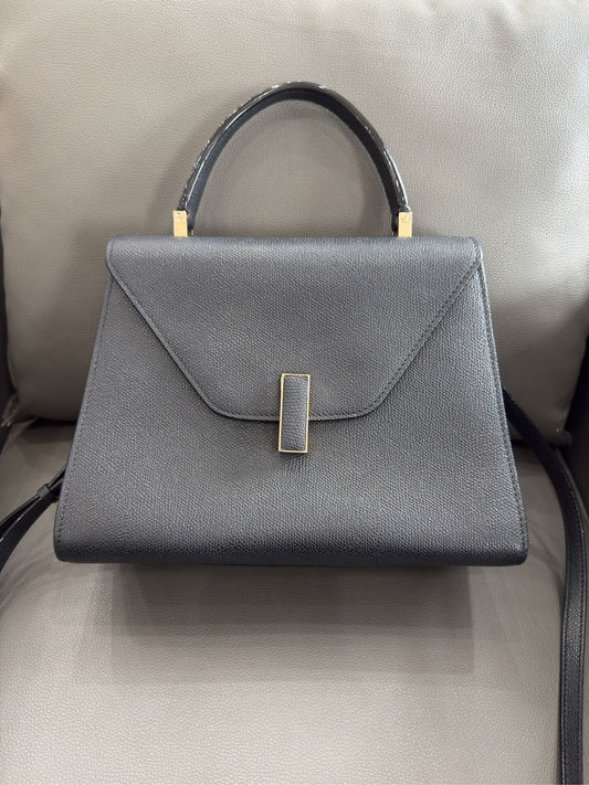 Valextra - Iside - Grained leather - Black - (medium)