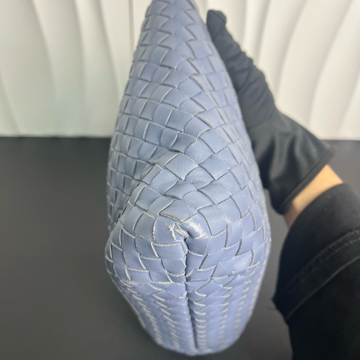 Bottega Veneta - Roma Tote - Lambskin leather - Blue - (medium)