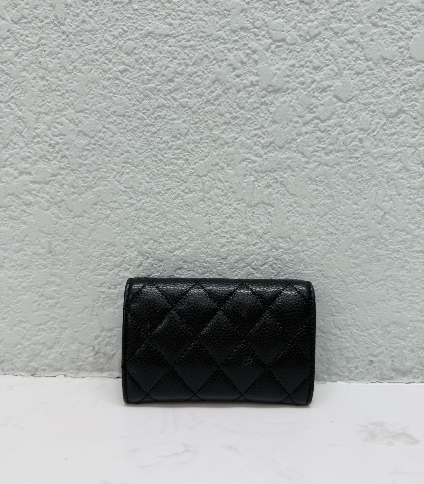 Chanel - Classic Quilted Card Holder - Caviar leather - Black with Gold-Tone Hardware - (mini)