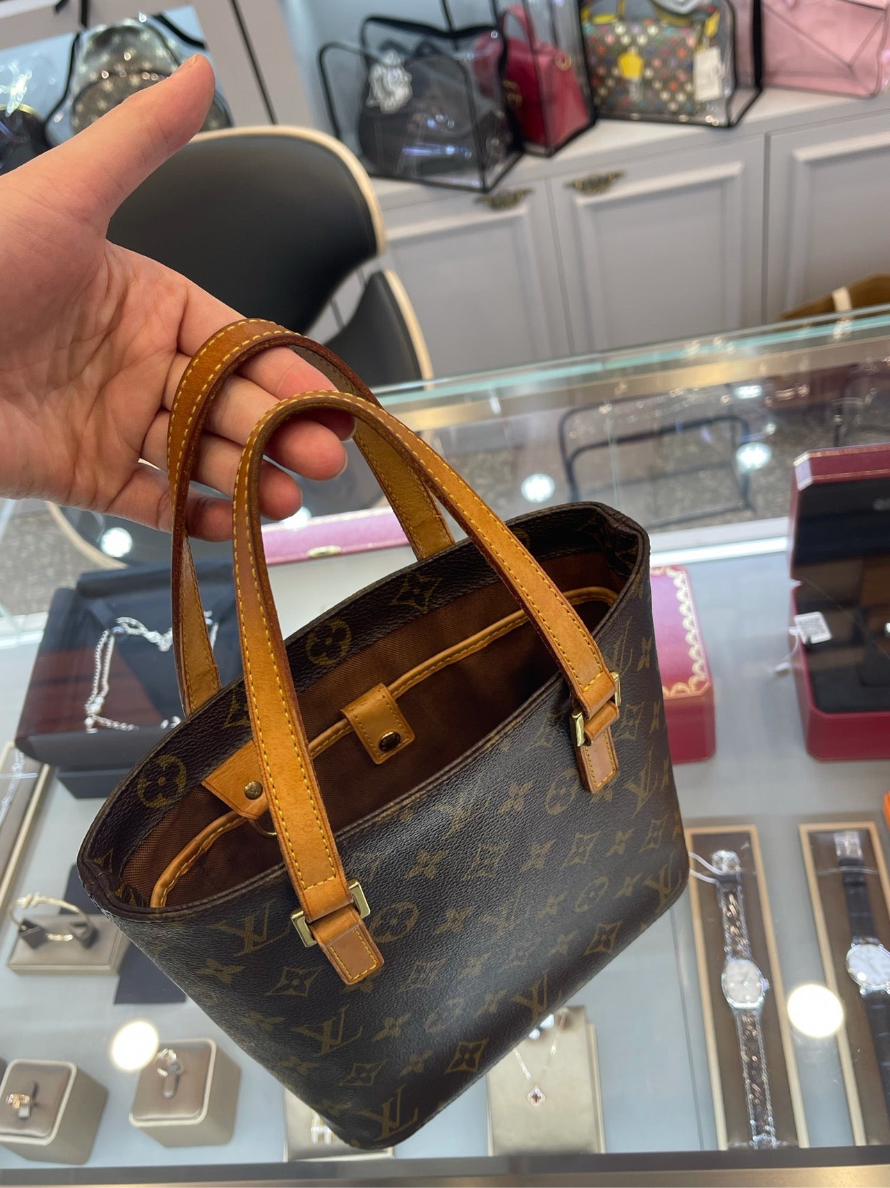 Louis Vuitton - Vivienne Small - Monogram coated canvas with Vachetta leather trim - Brown - (small)