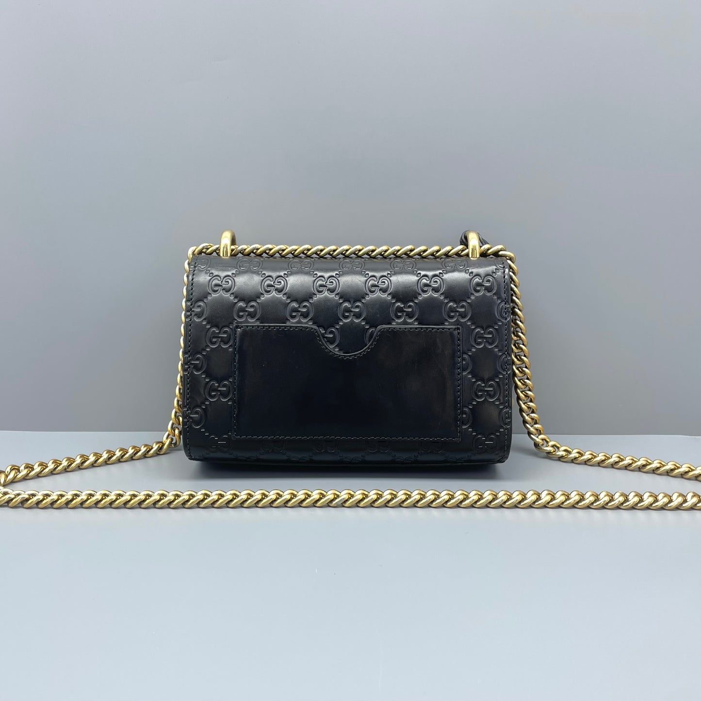 Gucci - Padlock - Leather - Black - (small)